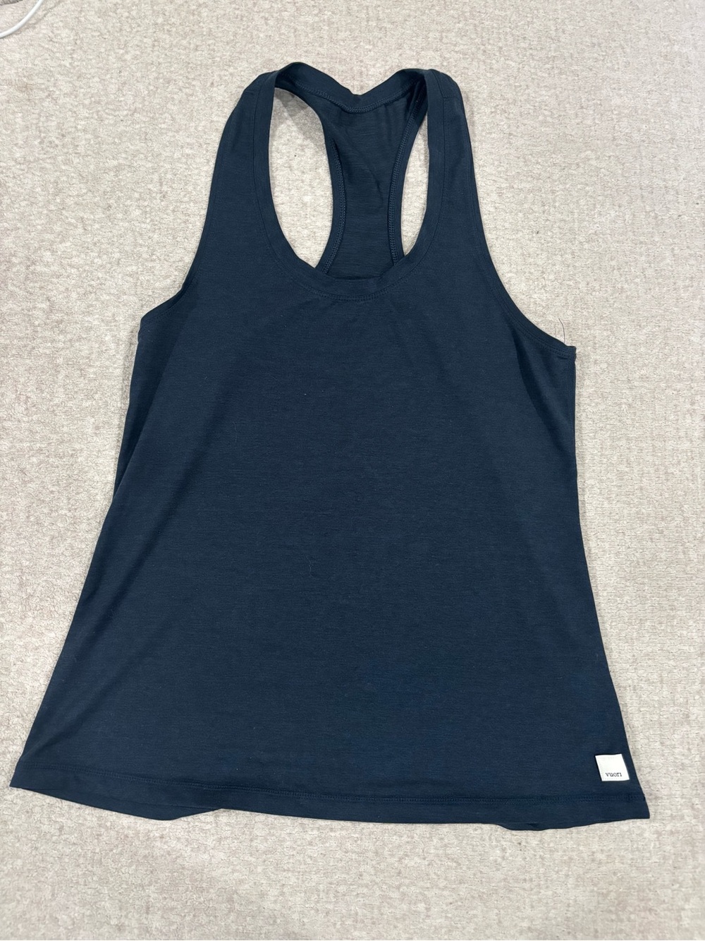 Vuori Navy Racerback Tank Top